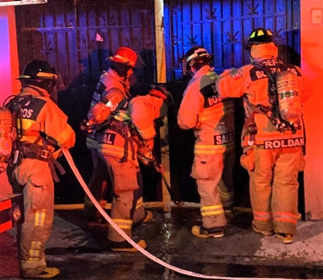 Los bomberos atendieron una fuga de gas durante el 24 de diciembre.