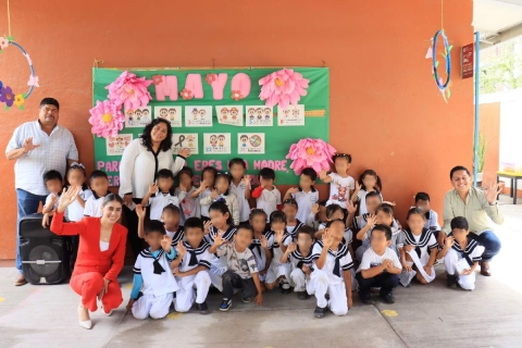 Este lunes comenzó la distribución del programa de desayunos calientes en jardines de niños de Jojutla. Se espera duplicar la cantidad el próximo año.