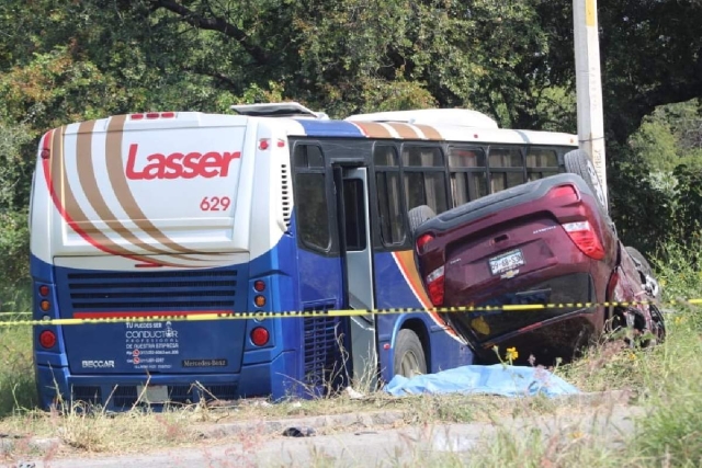 La ahora finada viajaba en la camioneta.