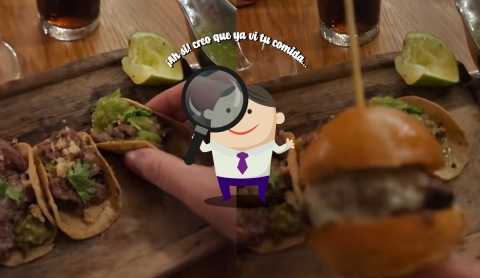 Polémica en redes por diminutos tacos y hamburguesa de $1,200 en restaurante de Polanco