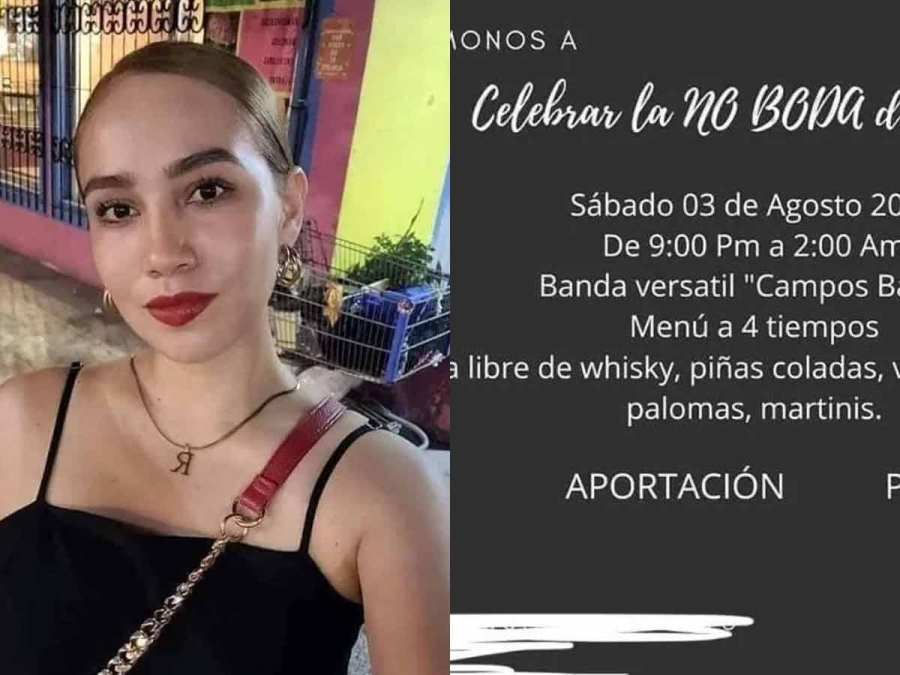 Mujer descubre infidelidad y convierte su boda en una divertida 'no boda'