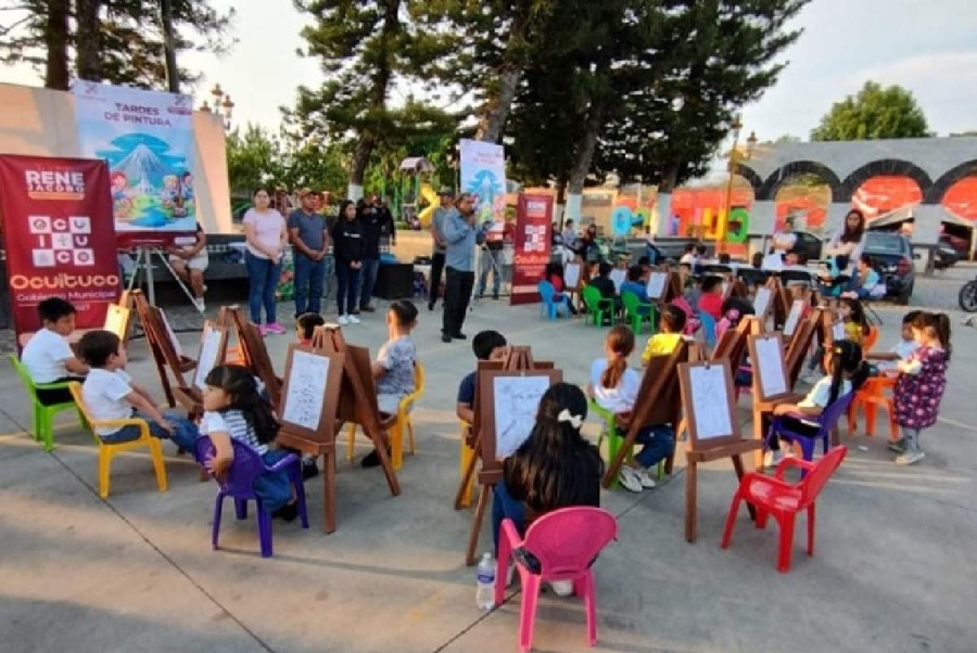 El taller permite a los niños desarrollar su imaginación.