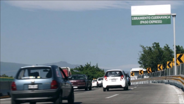 Comienza hoy mantenimiento en libramiento Cuernavaca; estarán cerrados dos carriles