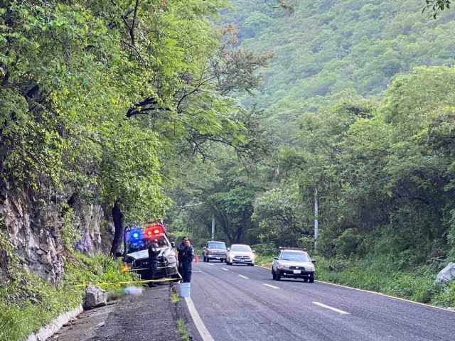  El cadáver estaba a orillas de la carretera.