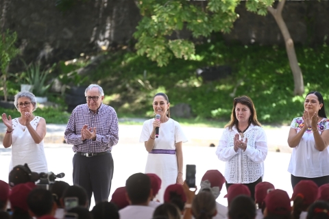 Inician gobernadora Margarita González Saravia y presidenta Claudia Sheinbaum programa &#039;Salud Casa por Casa&#039; en Morelos