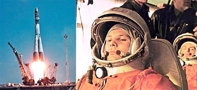 Celebran 62 años del primer vuelo espacial humano 
