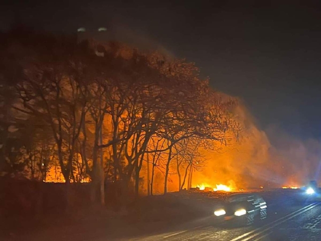 El incendio de la noche del domingo no pasó a mayores.