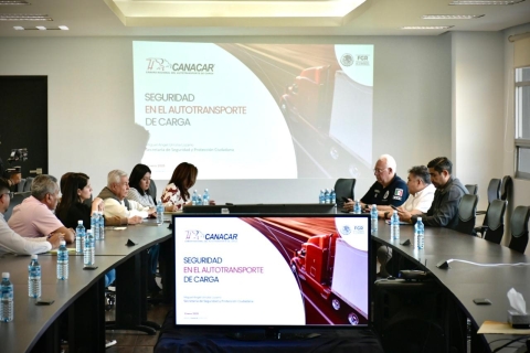 Fortalecen trabajo coordinado Gobierno de Morelos y Canacar a favor de la seguridad de transportistas de carga