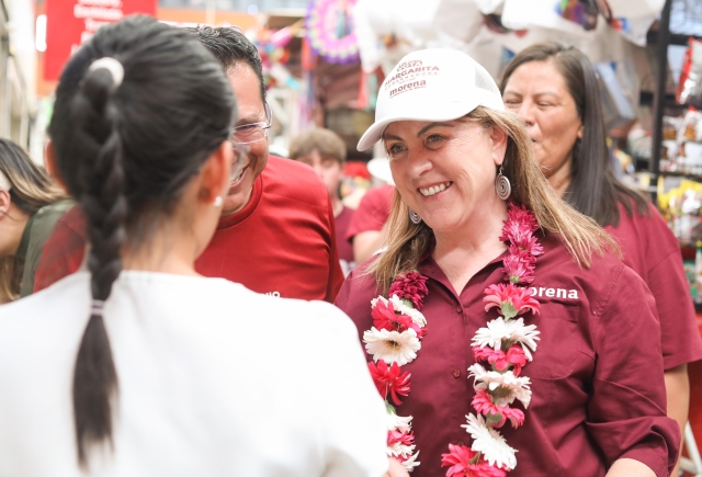 Margarita González Saravia recorre Amayuca y sigue caminando hacia la transformación