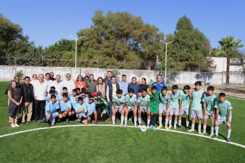 Inaugura Éder Rodríguez obras en la Secundaria 6