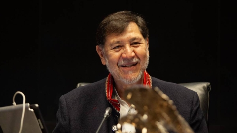 Fernández Noroña se despide de la presidencia del Senado