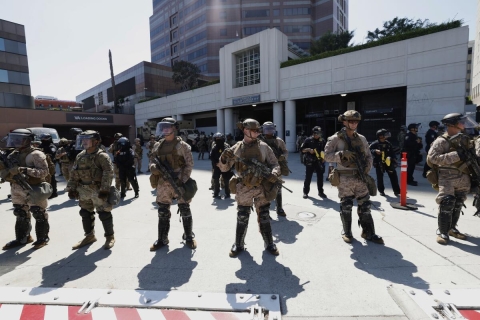 El Pentágono retira a 700 marines desplegados en Los Ángeles por protestas migratorias