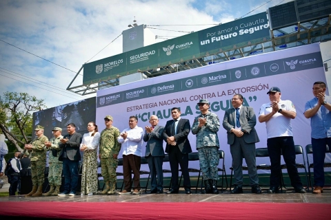 Inaugura Gobierno de Morelos primer arco de seguridad y videovigilancia en Cuautla