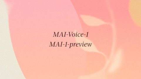 Microsoft presenta sus primeros modelos de IA generativa: MAI-Voice-1 y MAI-1-preview