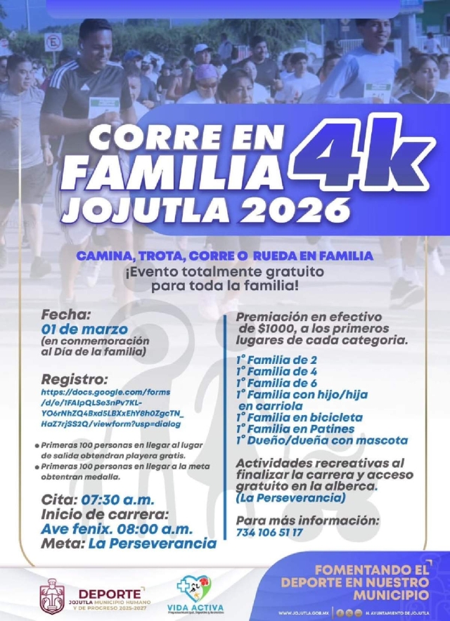 La intenci&oacute;n es convivir y festejar en familia con esta carrera, en la que se podr&aacute; correr o s&oacute;lo caminar.