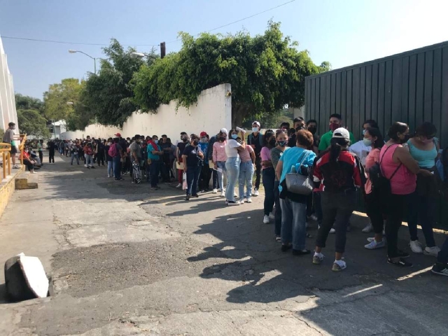 Este lunes, la participación de los adolescentes fue menor a la esperada.