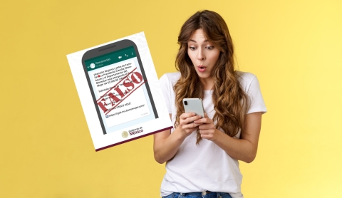 Alertan sobre fraudes con falsos apoyos del Bienestar a través de WhatsApp
