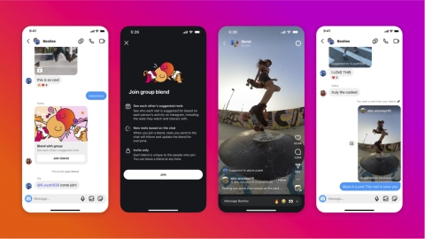 Instagram lanza Blend: un nuevo feed privado para descubrir reels con amigos