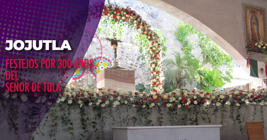 Con un concierto y un tapete monumental, feligreses celebraron el 299 aniversario de la aparición del Señor de Tula, rumbo a los festejos del tercer centenario en 2022.