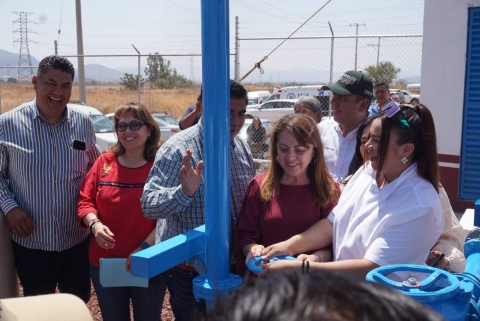 Inauguran equipamiento de pozos hidr&aacute;ulicos en Yecapixtla