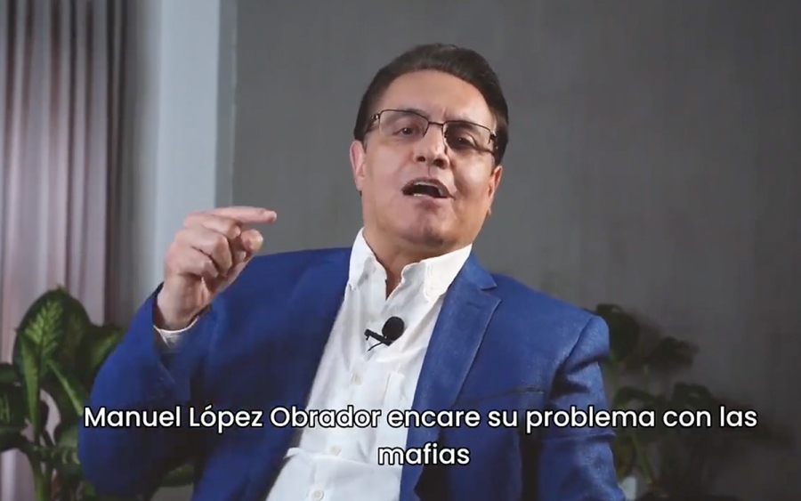 'Las mafias son de México': Así fue el mensaje de Villavicencio a AMLO