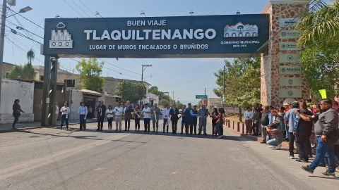 Inaugura gobernadora Margarita Gonz&aacute;lez Saravia arco de seguridad en Tlaquiltenango; pone en marcha proyecto de videovigilancia