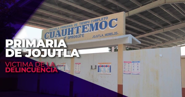 La Primaria “Cuauhtémoc” llevaba semanas sin clases presenciales al detectarse casos de covid-19. Pretendía regresar este lunes, cuando descubrieron el robo.