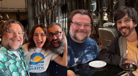 Jack Black y Ana de la Reguera se reencuentran en México a casi 20 años de &quot;Nacho Libre&quot;