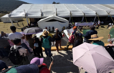 CNTE anuncia presencia en giras de Sheinbaum para exigir demandas laborales