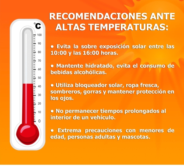 El calor agobia a municipios de la región sur