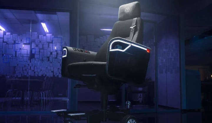 Volkswagen crea una silla de oficina que puedes conducir a 20 km/h