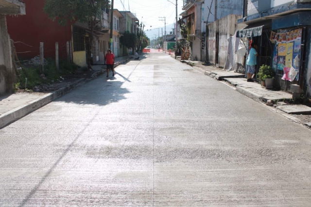 Avanza rehabilitación de la avenida 18 de Marzo de Jojutla