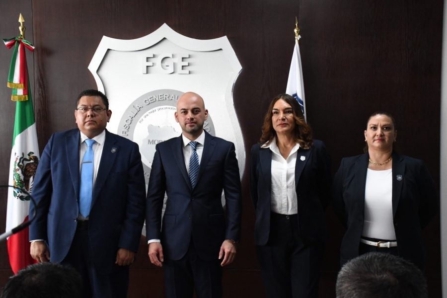 Édgar Maldonado anuncia segundo bloque de cambios en áreas estratégicas de FGE Morelos