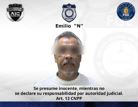El detenido -supuestamente- se desempeñaría como comunicador y fue aprehendido en Morelos, en el municipio de Emiliano Zapata.