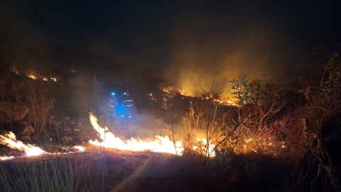 Atendi&oacute; PC Jiutepec incendio en calle Prolongaci&oacute;n L&aacute;zaro C&aacute;rdenas, colonia La Laja