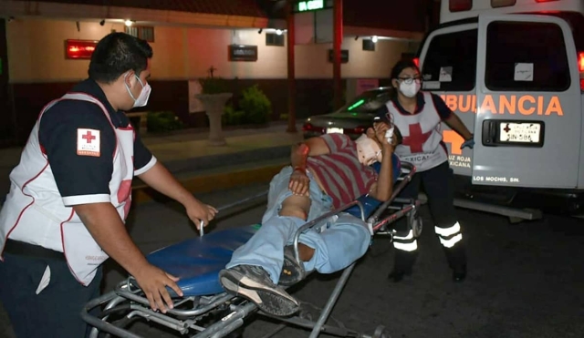 Hieren a un motociclista en Lomas del Carril