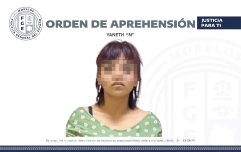 Yaneth &ldquo;N&rdquo; ingres&oacute; al Centro Estatal de Reinserci&oacute;n Social (Cereso) Morelos, en Xochitepec, en espera de la audiencia inicial.