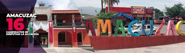 También en el municipio de Amacuzac la oferta es grande, son 16 los candidatos que quieren la presidencia municipal.