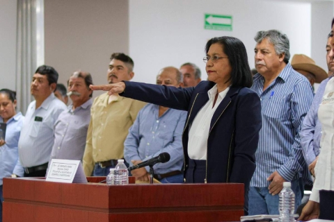 En su comparecencia, la titular de la Sedagro pidi&oacute; a los legisladores mejorar marcos legales relacionados con el sector agropecuario.   