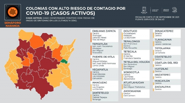 Autoridades llamaron a tomar precauciones en todas las colonias de todos los municipios del estado para evitar contagios de covid-19.