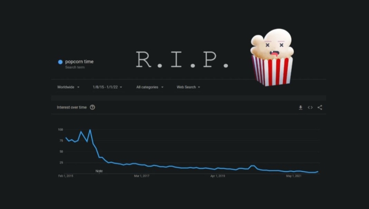 Cierra Popcorn Time, la popular web pirata para ver series y películas