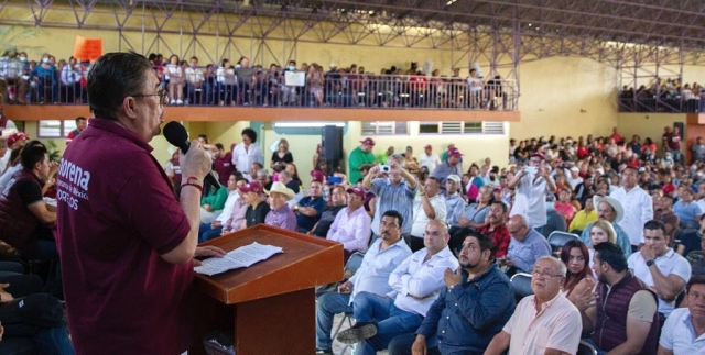 Participa Víctor Mercado en asamblea de los comités seccionales de Morena en defensa de la 4T