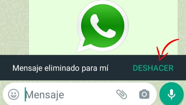 Whatsapp lanza nueva función: Ya puedes deshacer el &#039;Eliminar para mí&#039;