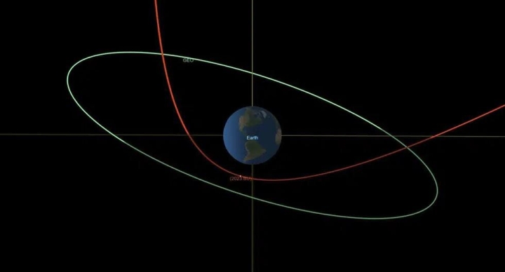 Un asteroide pasará extraordinariamente cerca de la Tierra este jueves