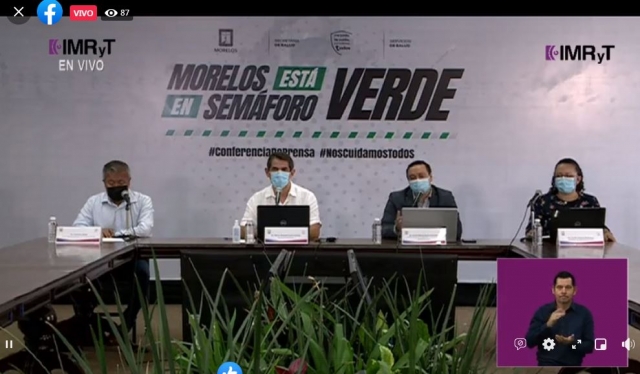 En Morelos, 35,750 casos confirmados acumulados de covid-19 y 3,824 decesos