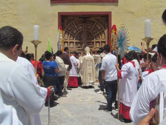 Después de seis años, fue reabierta la capilla de San Miguel Arcángel de Jojutla y también se inauguró una sala de arte sacro.