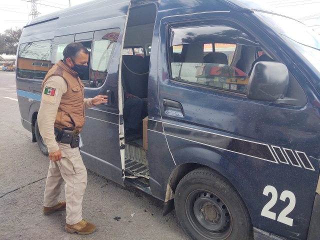 Efectúa SMyT operativos para verificar que transportistas respeten ajuste de tarifa en el servicio