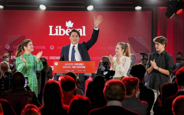 Justin Trudeau gana elecciones en Canadá.