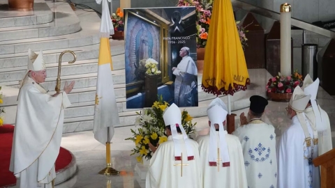 Despedida al Papa Francisco en la Basílica de Guadalupe, &#039;su lugar preferido en México&#039;
