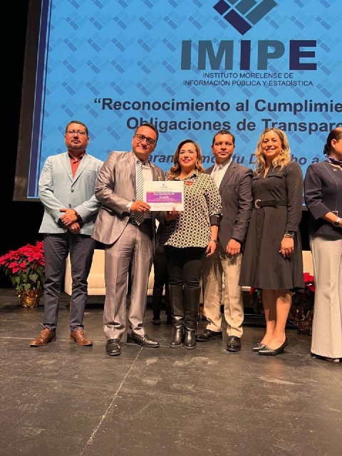 El IMIPE reconoci&oacute; el trabajo del Ayuntamiento de Cuautla en materia de transparencia.